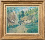 Camille Pissarro - Chaumieres a Auvers, pres de Pontoise