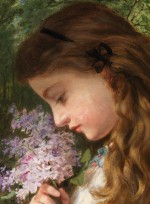 Sophie Anderson - Girl with lilac
