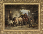 Wouterus Verschuur - In the stables