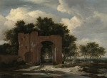 Jacob Isaacksz. van Ruisdael - A ruined castle gateway, probably the archway of Huis Ter Kleef near Haarlem