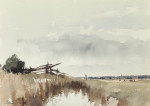 Edward Seago - A marsh dyke - Norfolk