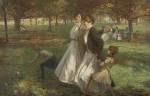 James Wallace - Autumn in Kensington Gardens