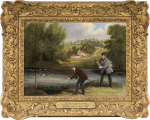 James Pollard - Angling at South Stoneham, Hampshire