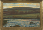 Sir Alfred Munnings - Brightworthy Ford, Withypool, Exmoor