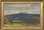 Sir Alfred Munnings - View from Selworthy, Exmoor