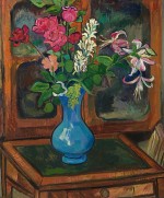 Suzanne Valadon - Bouquet de fleurs sur une petite table