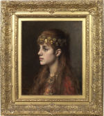 Alexei Alexeievich Harlamoff - Portrait of a girl