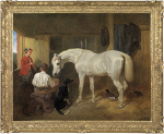 John Frederick Herring Snr - In the stable at Meopham