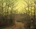 John Atkinson Grimshaw - Evening at Knostrop