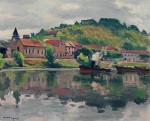 Albert Marquet - L'eglise et le village de la Frette
