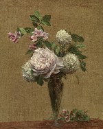 Henri Fantin-Latour - Pivoines et boules de neige