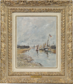 Eugene Boudin - La marée montante à Trouville