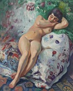 Henri Manguin - Femme endormie, petite Marie