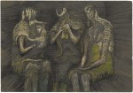 Henry Moore - Three women in a shelter