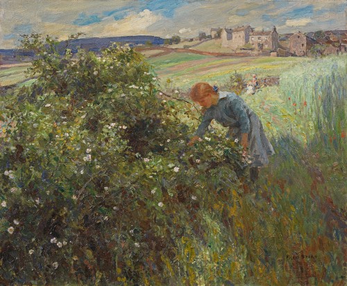 Fred Stead - Gathering flowers