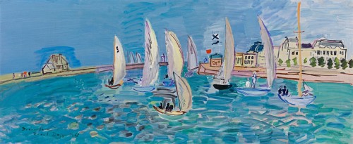 Raoul Dufy - Le retour des regates