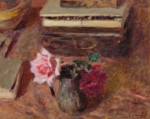 Edouard Vuillard - Les deux roses et la boite de pastels