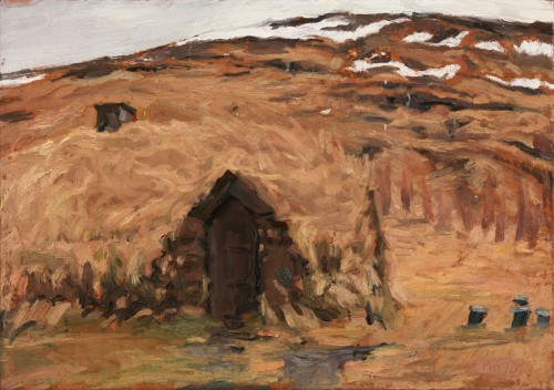 Max Denison-Pender - Viking hut