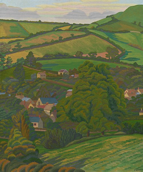 Charles Ginner - Chideock, Dorset