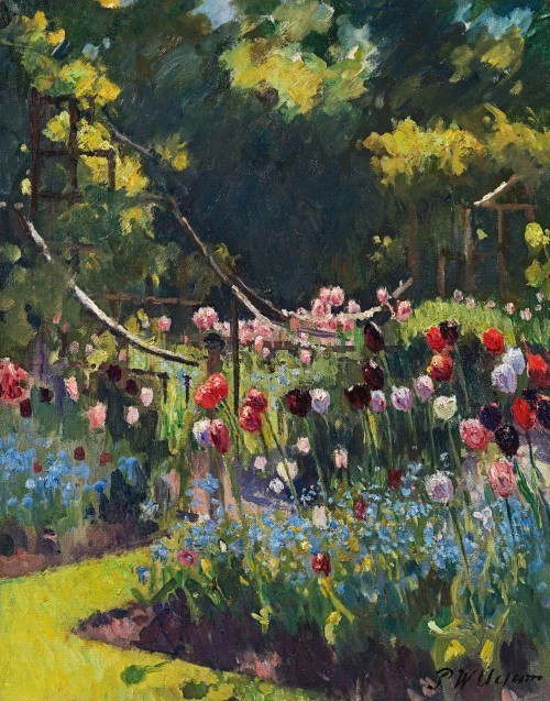 Patrick William Adam - The tulip garden