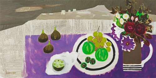 Mary Fedden - The purple table