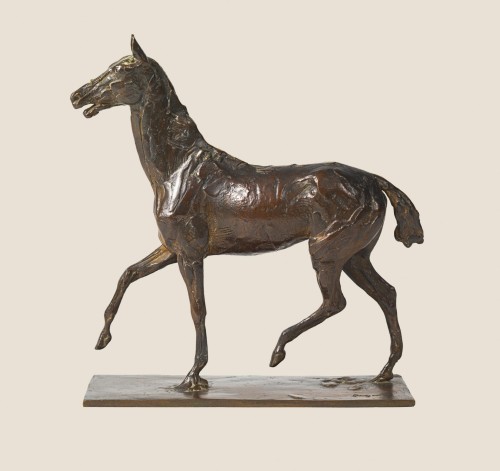 Edgar Degas - Cheval marchant au pas relevé