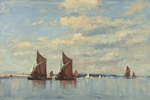 Edward Seago - Spritsail barges under sail