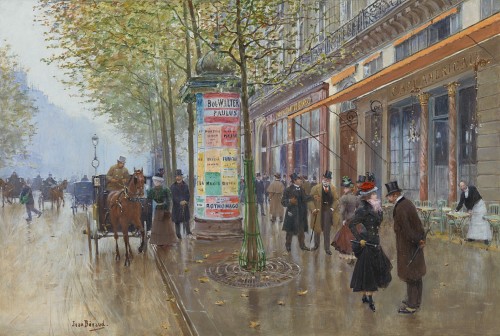 Jean Beraud - Les Grands Boulevards (Café Américain)