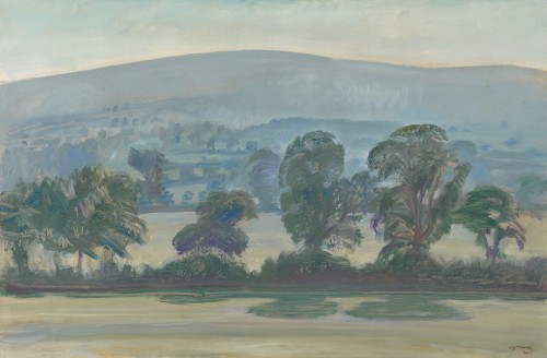 Sir Alfred Munnings - Dunkery Beacon from Selworthy, Exmoor