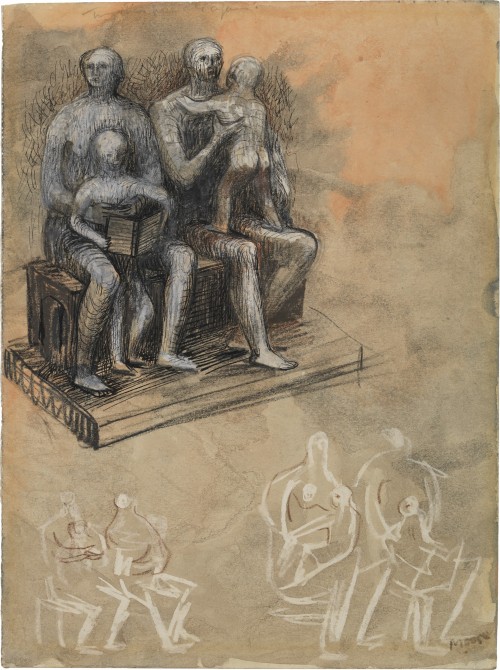 Henry Moore - Family groups