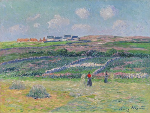 Henry Moret - La moisson, les foins: lande Bretonne
