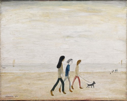 Laurence Stephen Lowry - Children on the beach