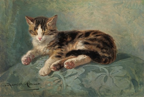 Henriette Ronner-Knip - Cat nap