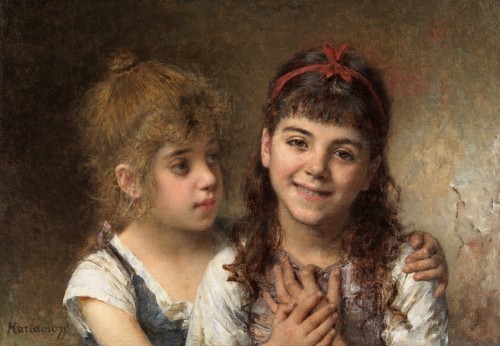 Alexei Alexeievich Harlamoff - Two girls