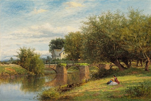 Benjamin Williams Leader - Landscape with mill