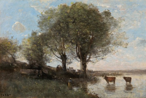Jean Baptiste Camille Corot - Le rappel des vaches
