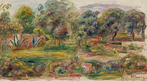 Pierre-Auguste Renoir - Paysage du midi: le jardin des Collettes a Cagnes