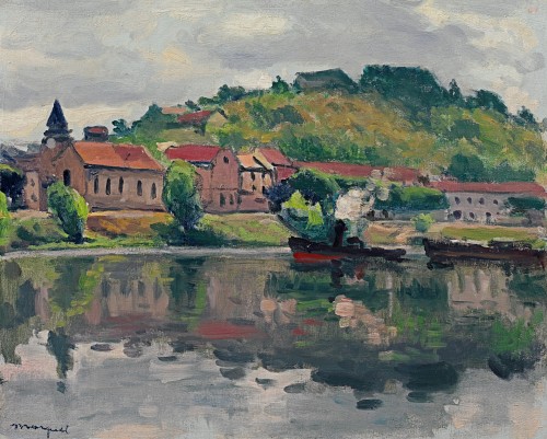 Albert Marquet - L'eglise et le village de la Frette