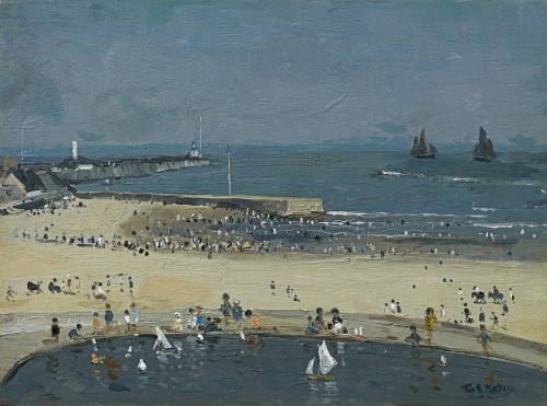 Campbell A. Mellon - The yacht pond, Gorleston