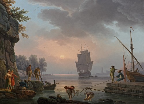 Claude-Joseph Vernet - Marine par temps calme: brouillard