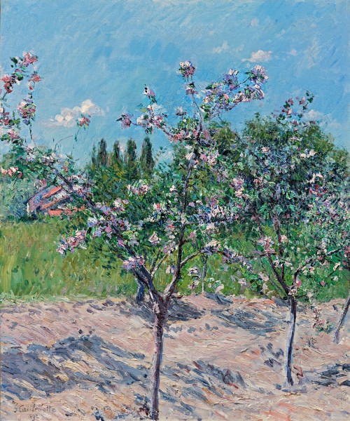Gustave Caillebotte - Pommiers en fleurs, Petit Gennevilliers
