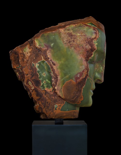 Emily Young - Green Lake Head, 2018