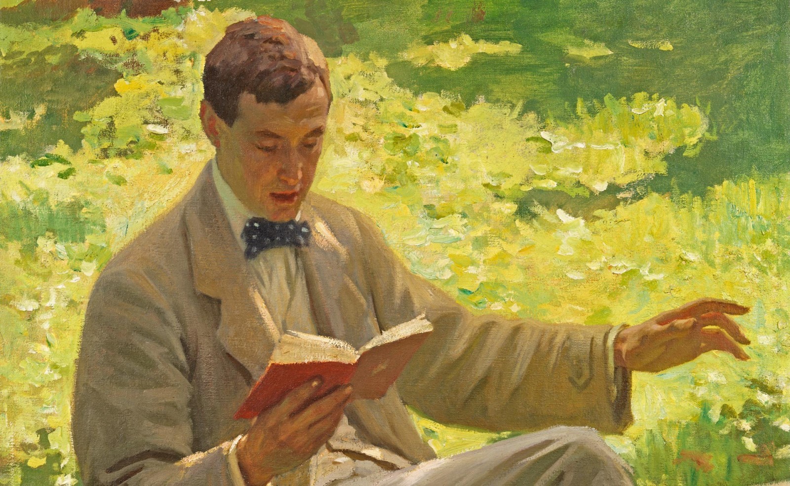 Alfred Munnings reading at Penlee House Gallery & Museum