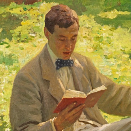 Alfred Munnings reading at Penlee House Gallery & Museum